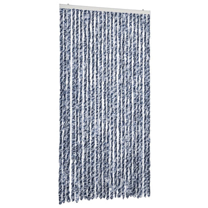 Tenda Antimosche Blu e Bianca 100x200 cm in Ciniglia