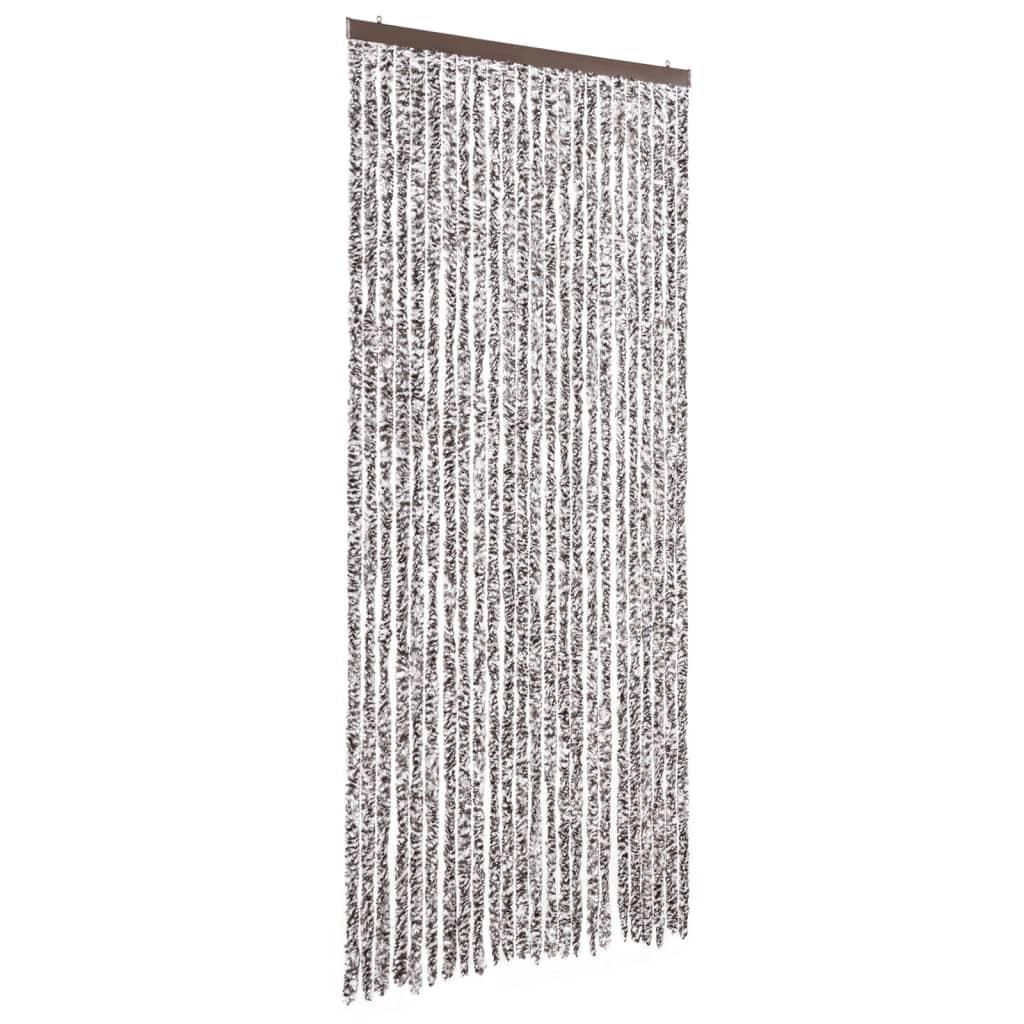 Tenda Antimosche Marrone e Beige 100x230 cm in Ciniglia | homemem39
