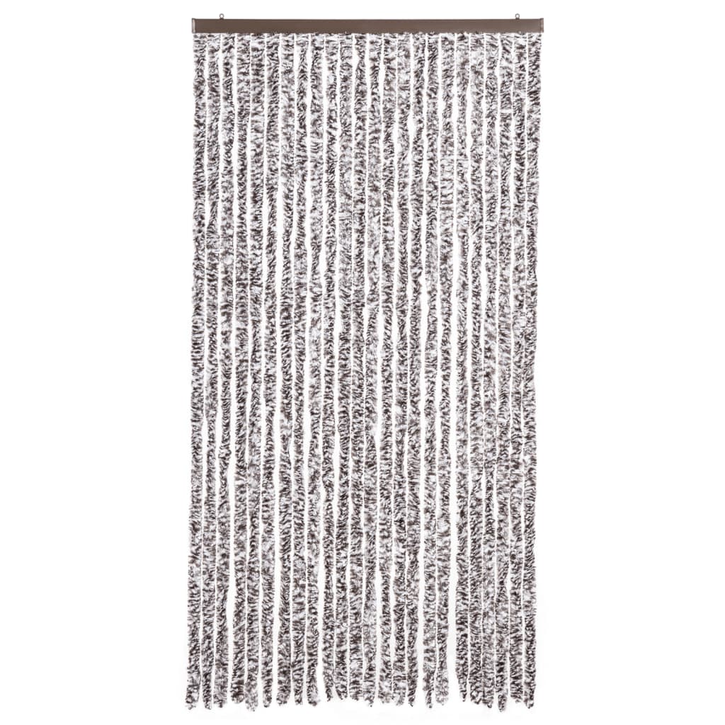 Tenda Antimosche Marrone e Beige 100x230 cm in Ciniglia | homemem39