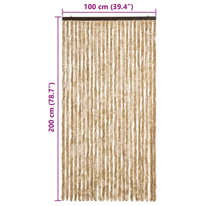 Tenda Antimosche Beige 100x200 cm in Ciniglia | homemem39