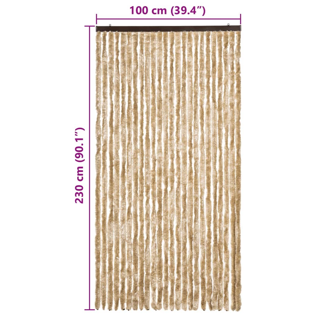 Tenda Antimosche Beige 100x230 cm in Ciniglia | homemem39