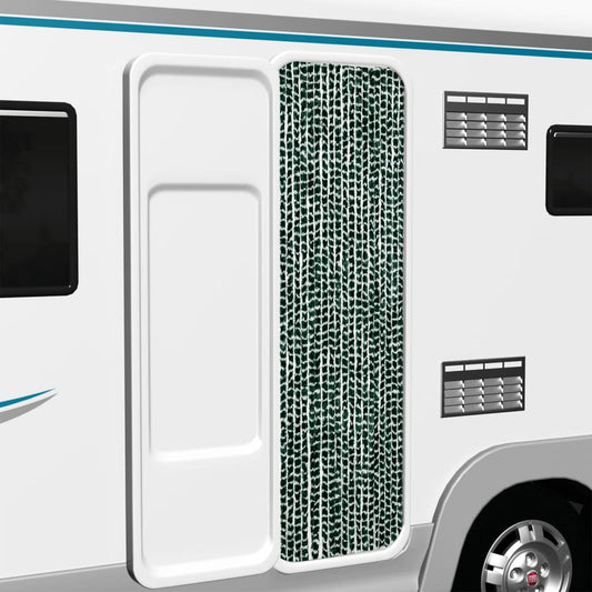 Tenda Antimosche Verde e Bianca 56x200 cm in Ciniglia - homemem39