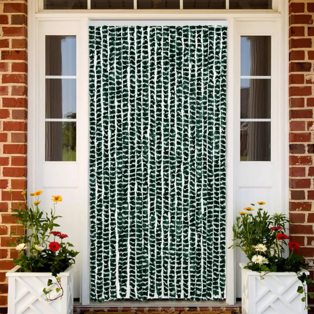 Tenda Antimosche Verde e Bianca 90x200 cm in Ciniglia | homemem39