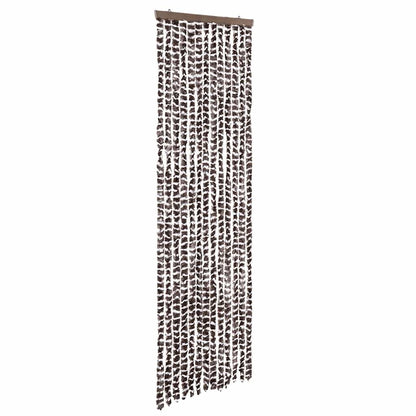 Tenda Antimosche Beige e Marrone 56x200 cm in Ciniglia | homemem39