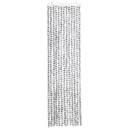 Tenda Antimosche Grigio Chiaro e Grigio Scuro 56x200cm Ciniglia | homemem39