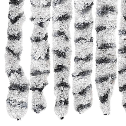 Tenda Antimosche Grigio Chiaro e Grigio Scuro 90x200cm Ciniglia - homemem39