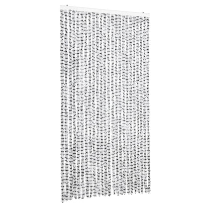 Tenda Antimosche Grigio Chiaro e Grigio Scuro in Ciniglia