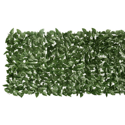 Paravento da Balcone con Foglie Verde Scuro 200x75 cm | homemem39