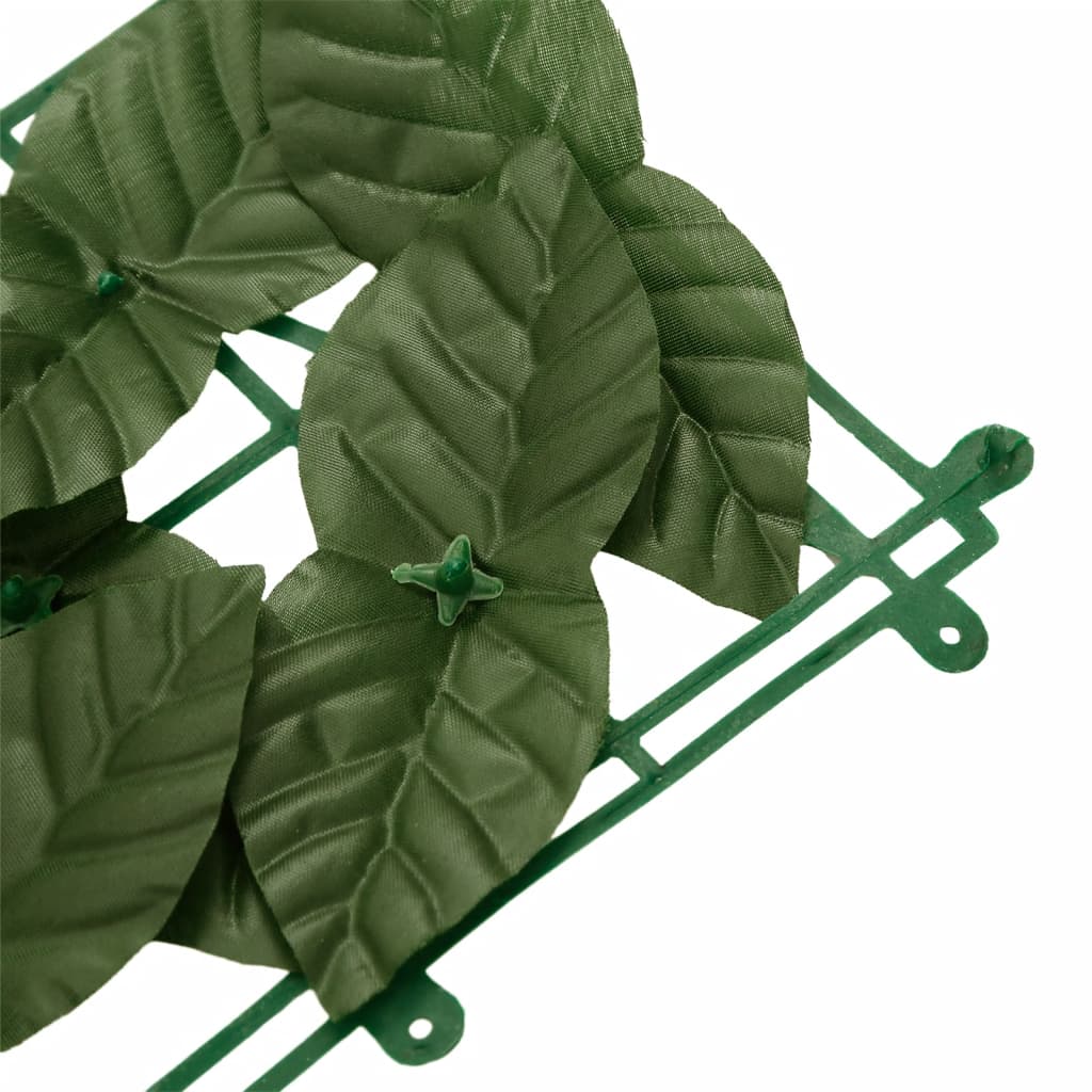Paravento da Balcone con Foglie Verde Scuro 200x75 cm | homemem39