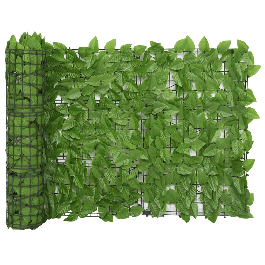 Schermo Privacy da Balcone con Foglie Verde 600x75 cm | homemem39