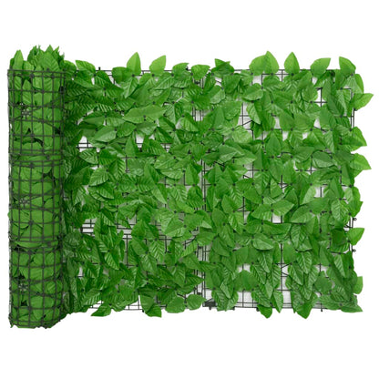 Schermo Privacy da Balcone con Foglie Verde 600x75 cm | homemem39