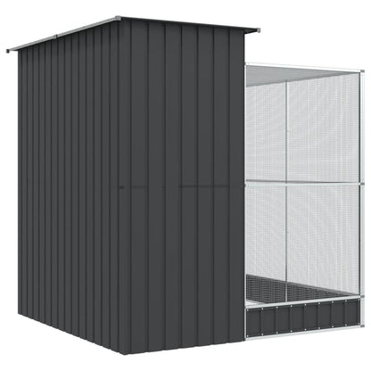 Voliera con Estensione Argento 209x203x216 cm Acciaio | homemem39