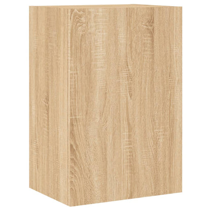 Mobili TV a Muro 5pz Rovere Sonoma in Legno Multistrato | homemem39