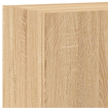 Mobili TV a Muro 5pz Rovere Sonoma in Legno Multistrato | homemem39