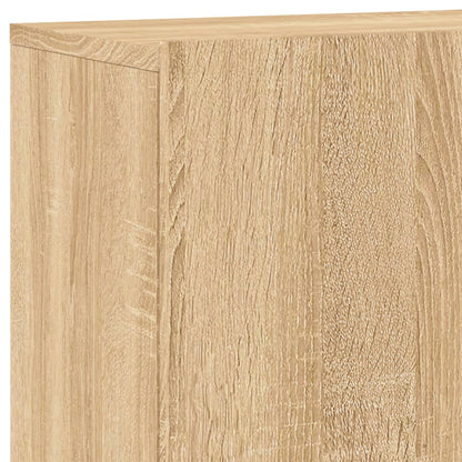 Mobili TV a Muro 5pz Rovere Sonoma in Legno Multistrato | homemem39