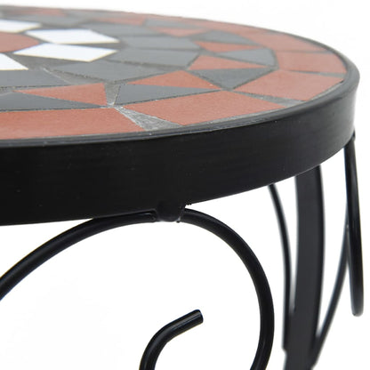 Supporti per Piante 3 pz Terracotta e Bianco in Ceramica | homemem39