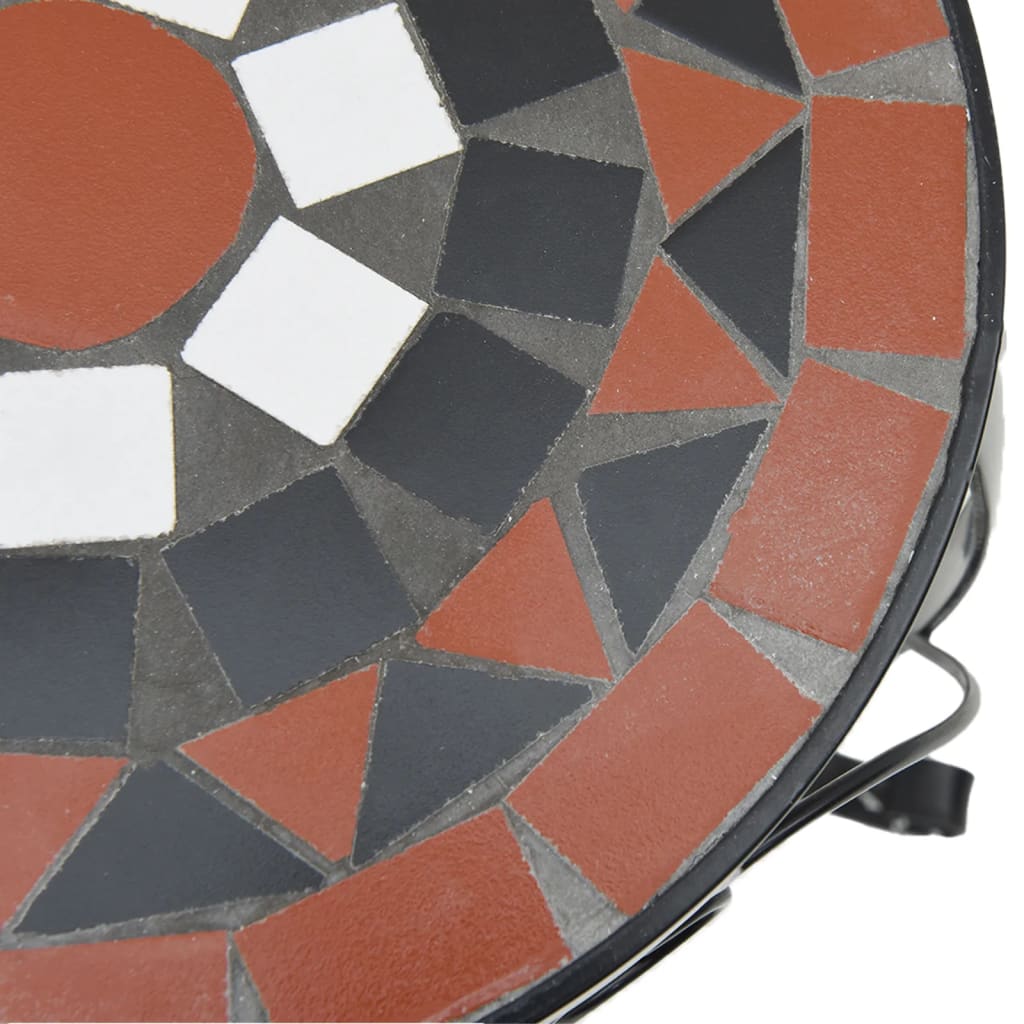 Supporti per Piante 3 pz Terracotta e Bianco in Ceramica | homemem39