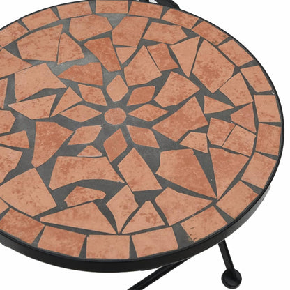 Sedie da Bistrò Pieghevoli 2 pz Terracotta in Ceramica