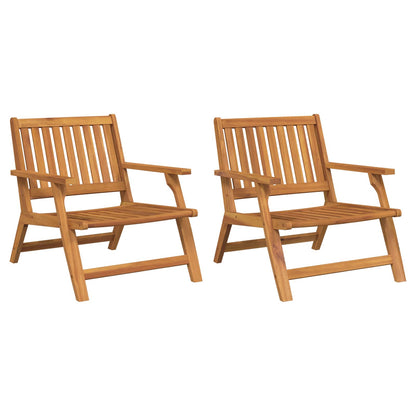 Set di Mobili da Giardino 2 pcs Marrone