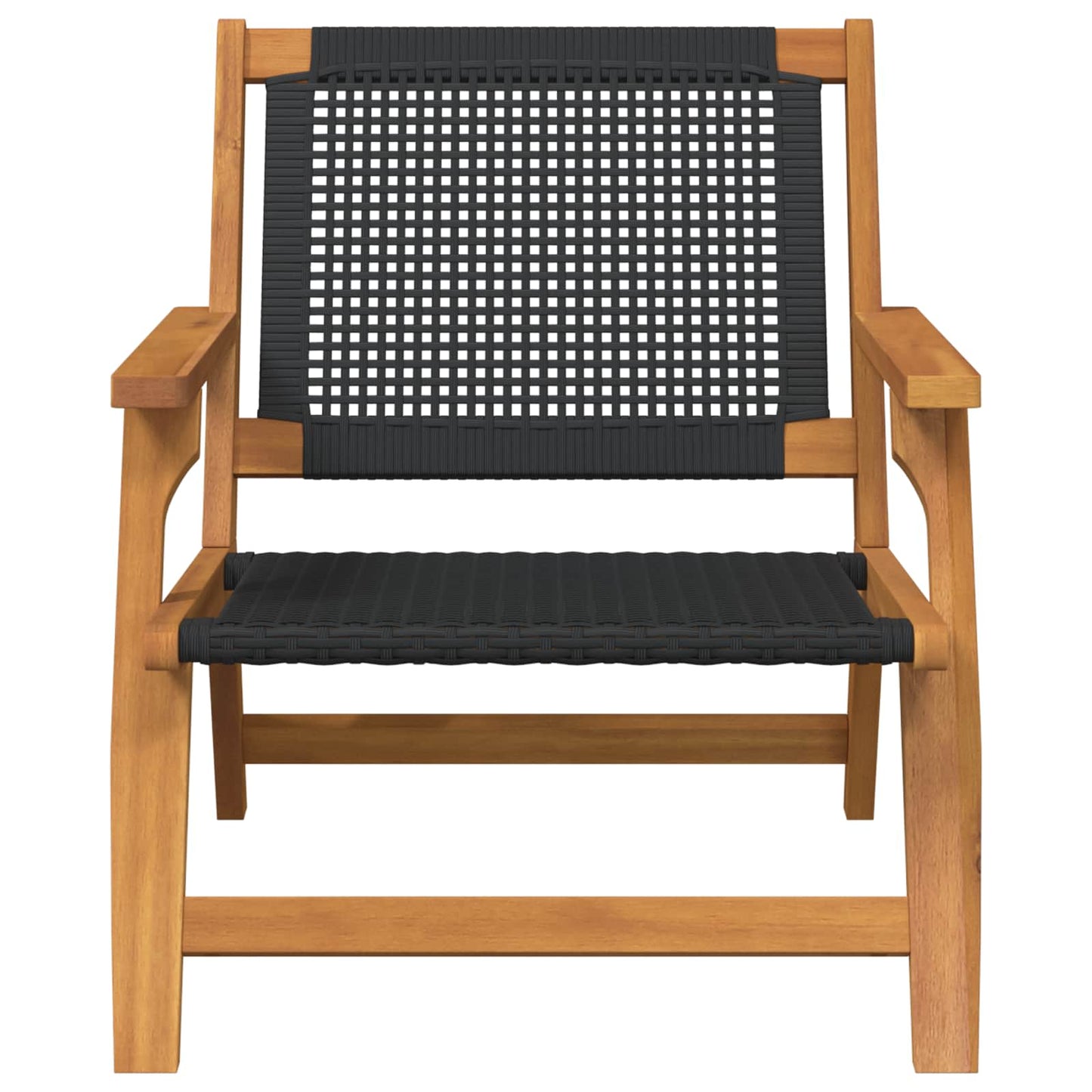 Arredamento da Giardino 2 pcs Nero 67 x 78 x 73 cm