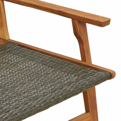 Arredamento da Giardino 2 pcs Grigio 67 x 78 x 73 cm