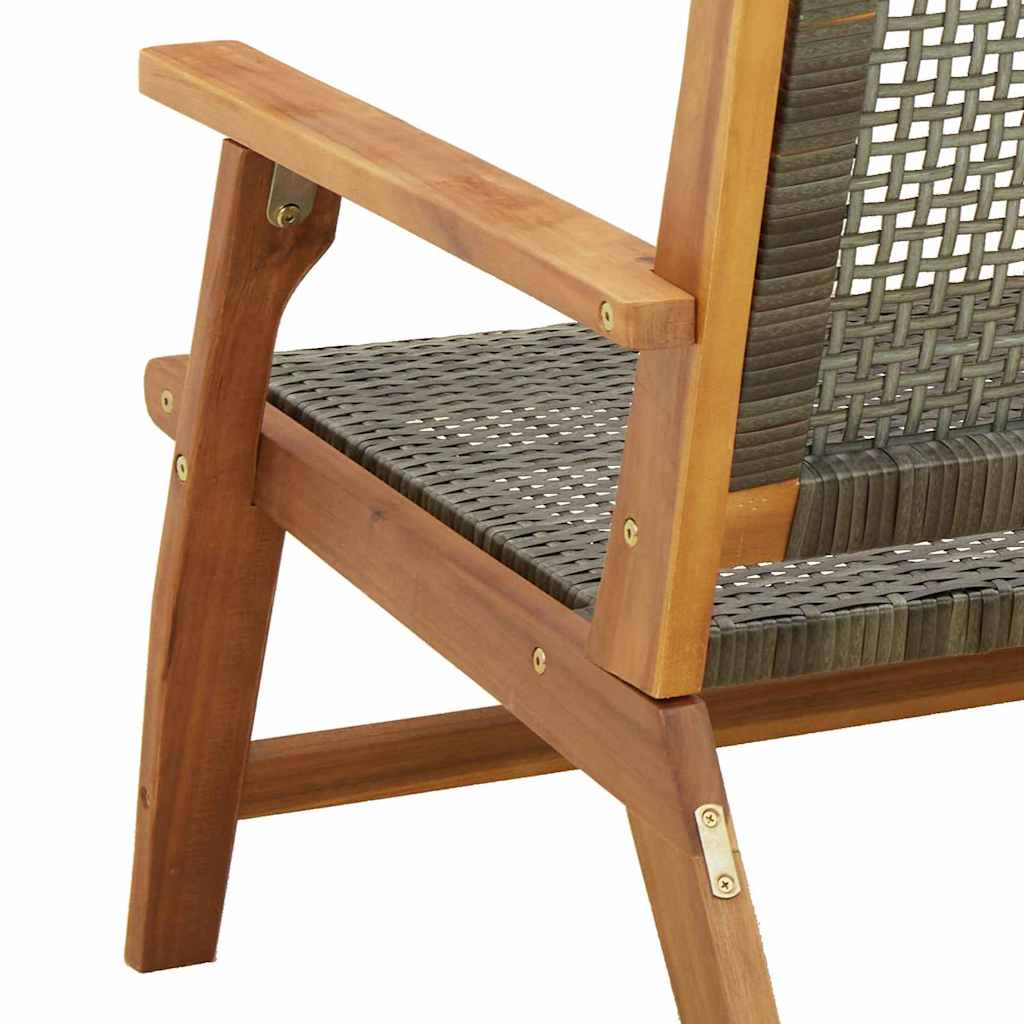 Arredamento da Giardino 2 pcs Grigio 67 x 78 x 73 cm