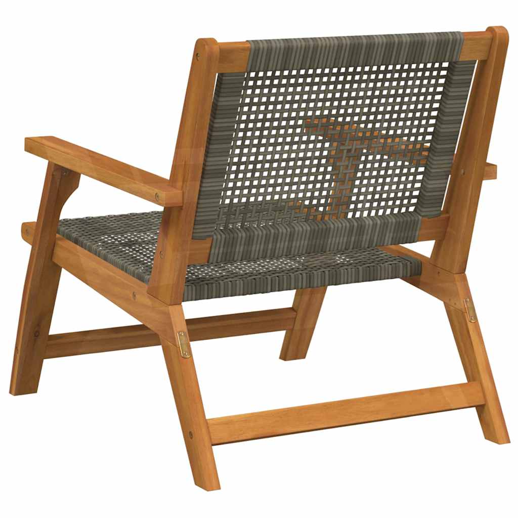 Arredamento da Giardino 2 pcs Grigio 67 x 78 x 73 cm