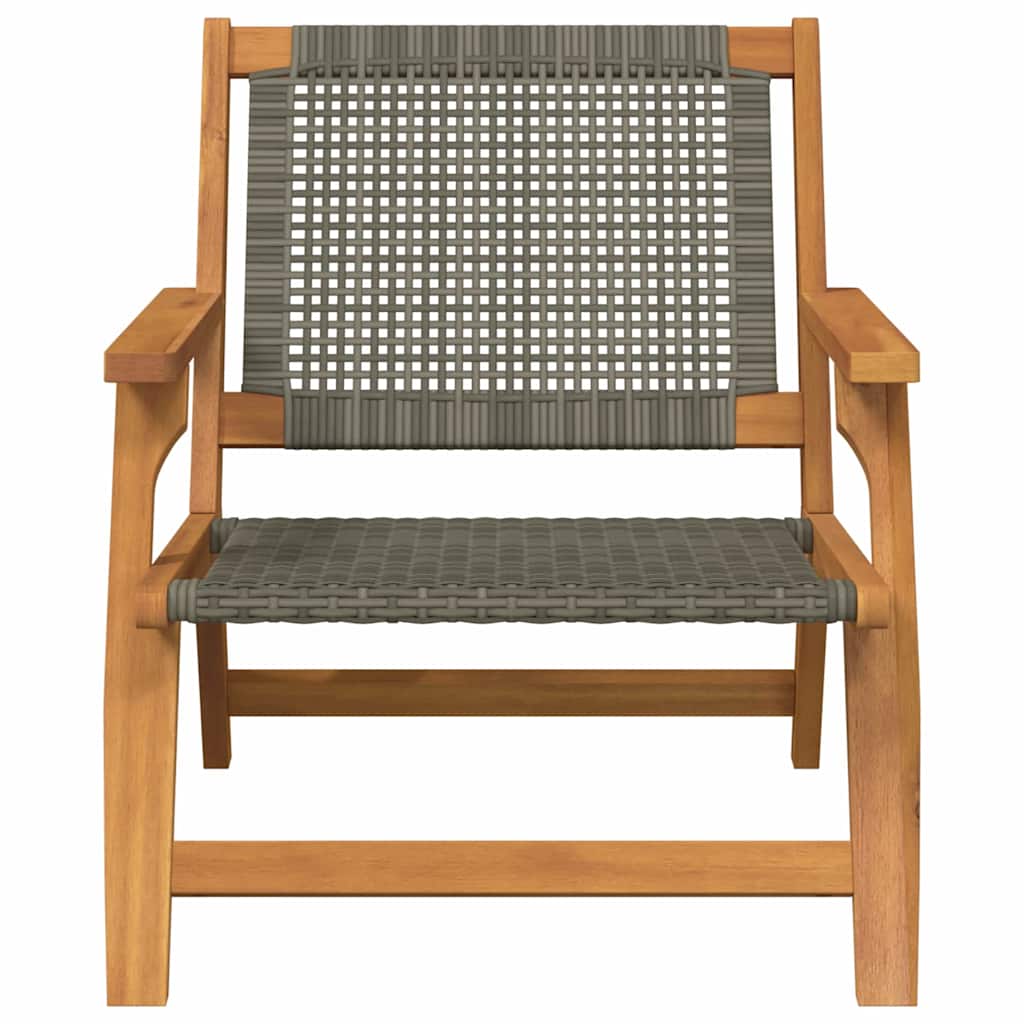 Arredamento da Giardino 2 pcs Grigio 67 x 78 x 73 cm