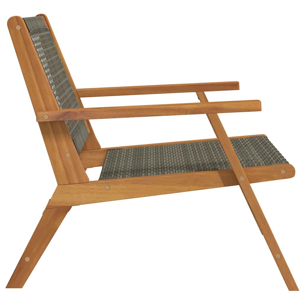 Arredamento da Giardino 2 pcs Grigio 67 x 78 x 73 cm