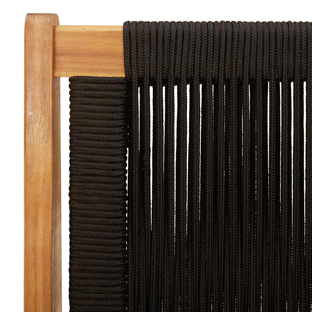 Arredamento da Giardino 2 pcs Nero 67 x 76 x 73 cm