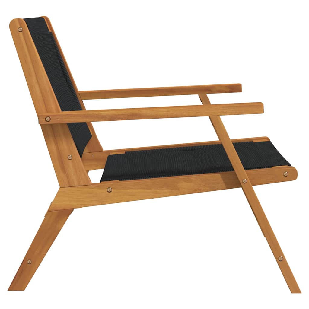 Arredamento da Giardino 2 pcs Nero 67 x 76 x 73 cm