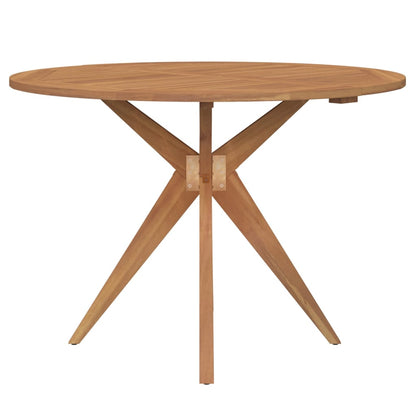 Round Garden Table Ø110x75cm in Solid Acacia Wood