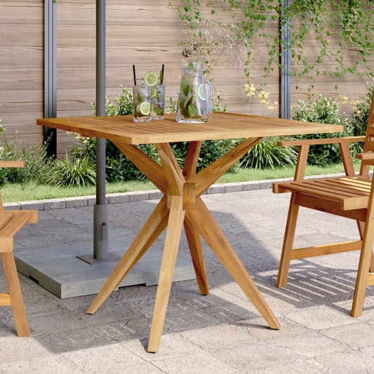 Square Garden Table 85x85x75cm Solid Acacia Wood