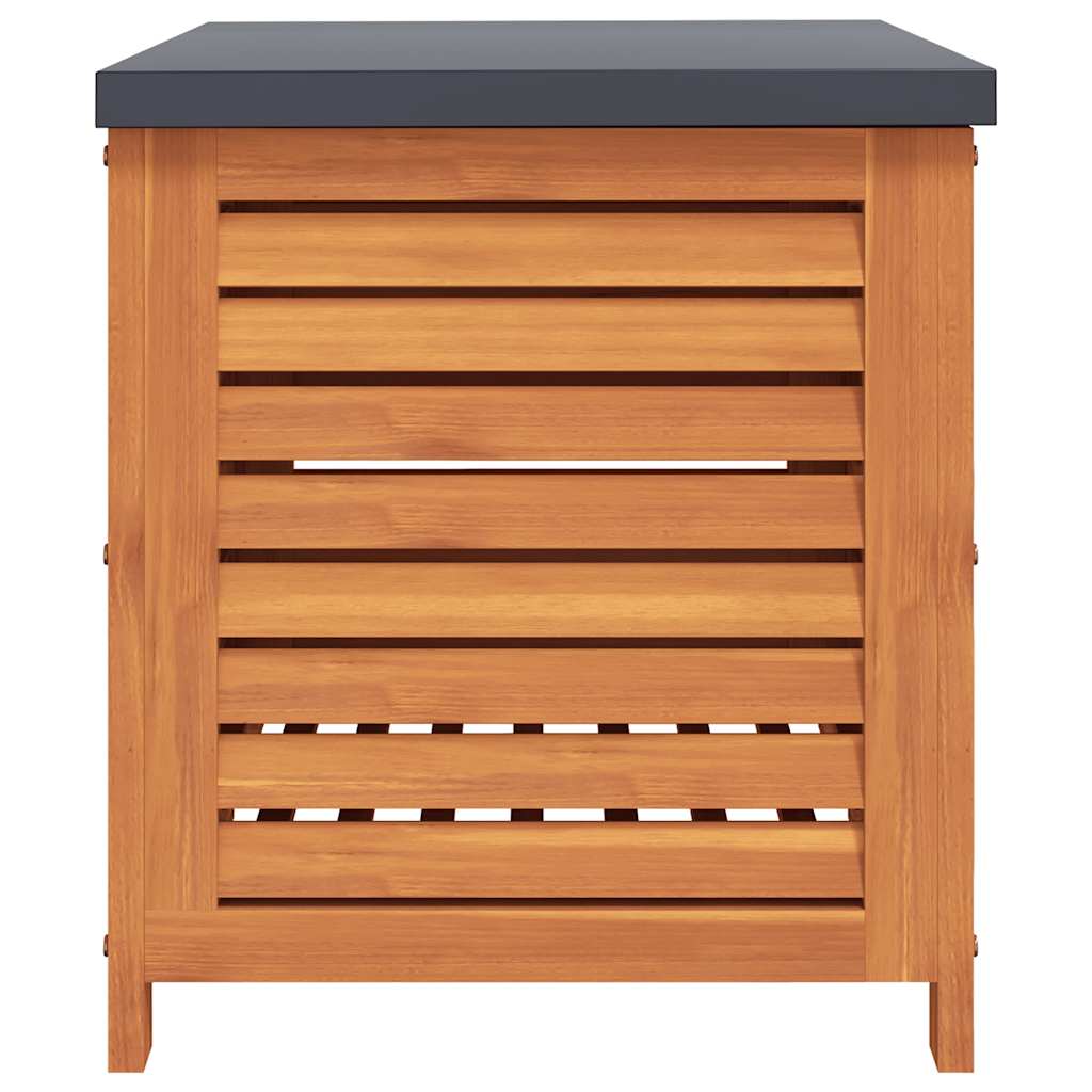 Contenitore da Giardino 60x50x55 cm Legno Massello di Eucalipto - homemem39