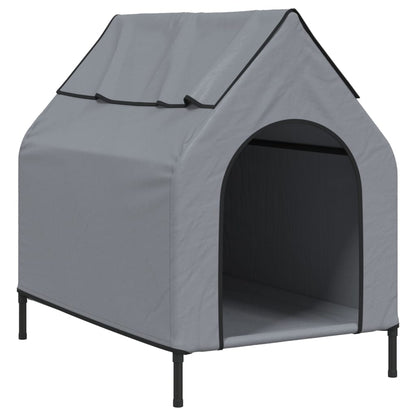 Dog Kennel in Anthracite Oxford Canvas and Steel