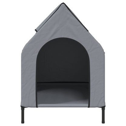 Dog Kennel in Anthracite Oxford Canvas and Steel