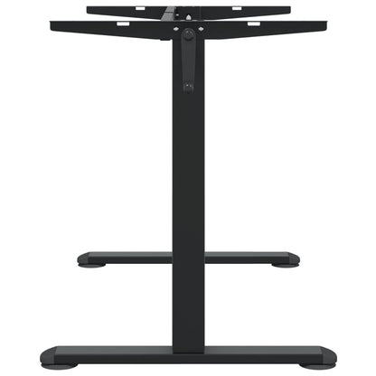 Telaio Scrivania in Piedi Nero (94-135)x60x(70-114)cm Acciaio