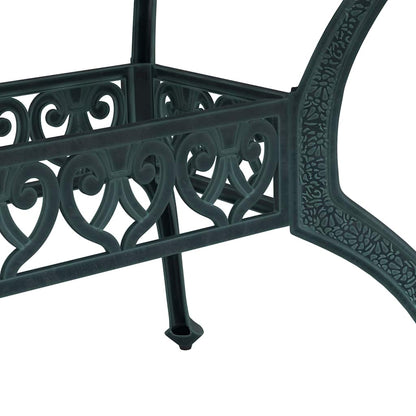 Tavolo da Giardino Verde 150 x 90 x 72 cm Alluminio
