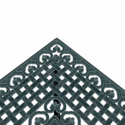 Tavolo da Giardino Verde 80x80x75 cm in Alluminio Pressofuso