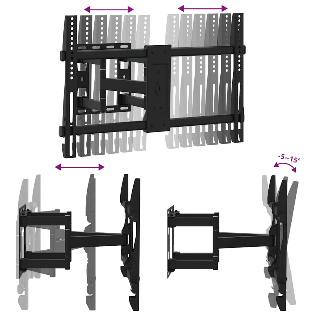Supporto a Parete per Schermo 37"-80" Max VESA 600x400 mm 40kg - homemem39