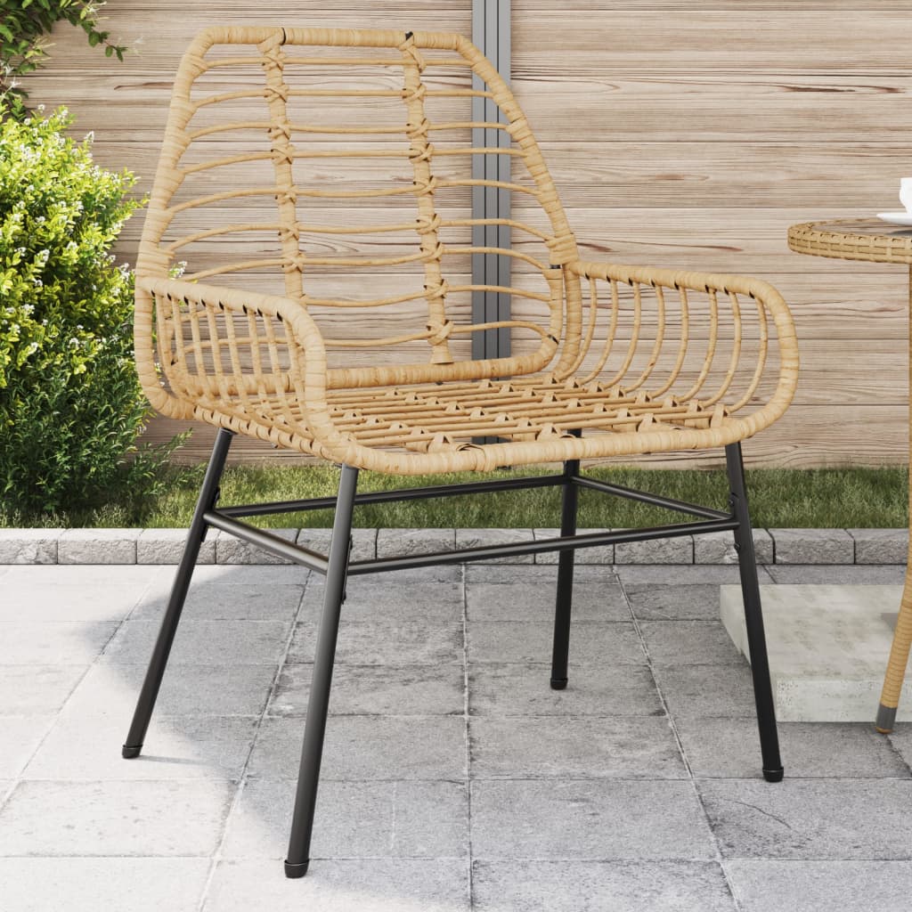 Sedie da Giardino 2 pz Marroni in Polyrattan - homemem39