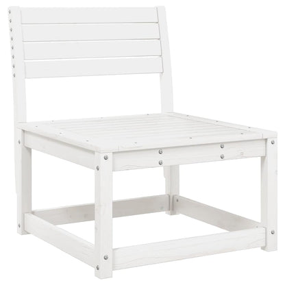 Set Salotto da Giardino 5 pz Bianco in Legno Massello di Pino | homemem39