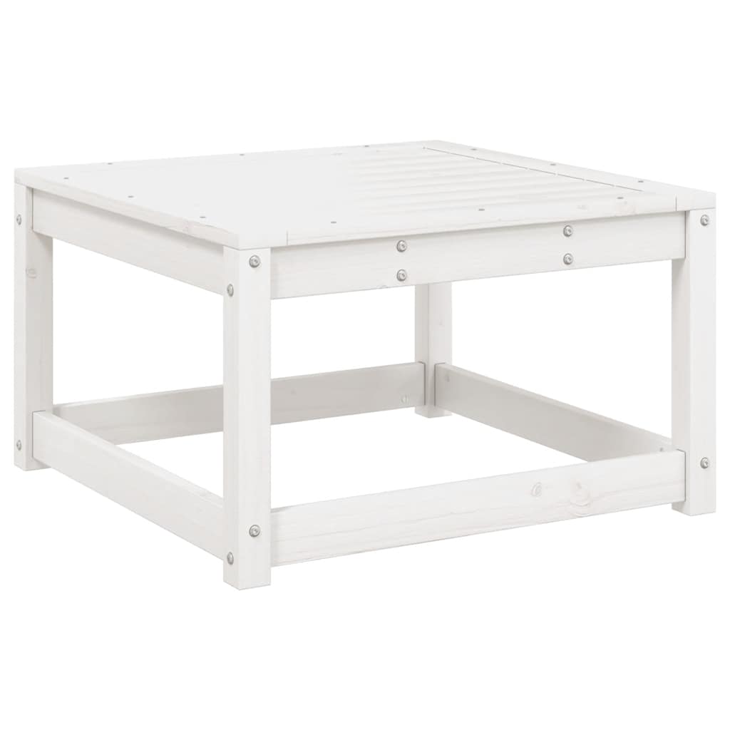 Set Salotto da Giardino 5 pz Bianco in Legno Massello di Pino | homemem39