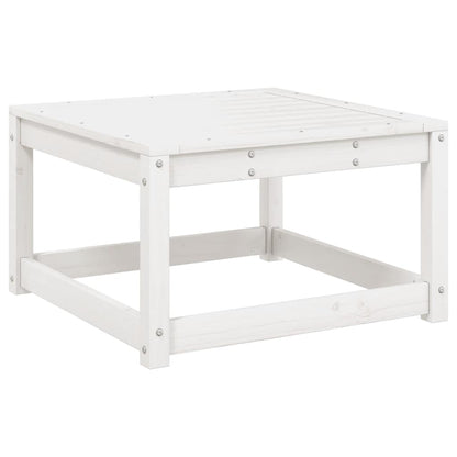 Set Salotto da Giardino 5 pz Bianco in Legno Massello di Pino | homemem39