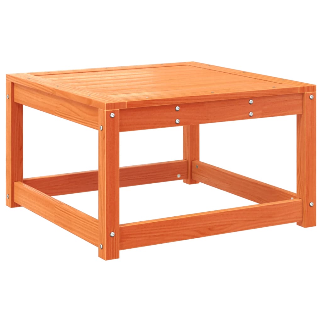 Set Salotto da Giardino 5 pz Marrone Cera Legno Massello Pino | homemem39