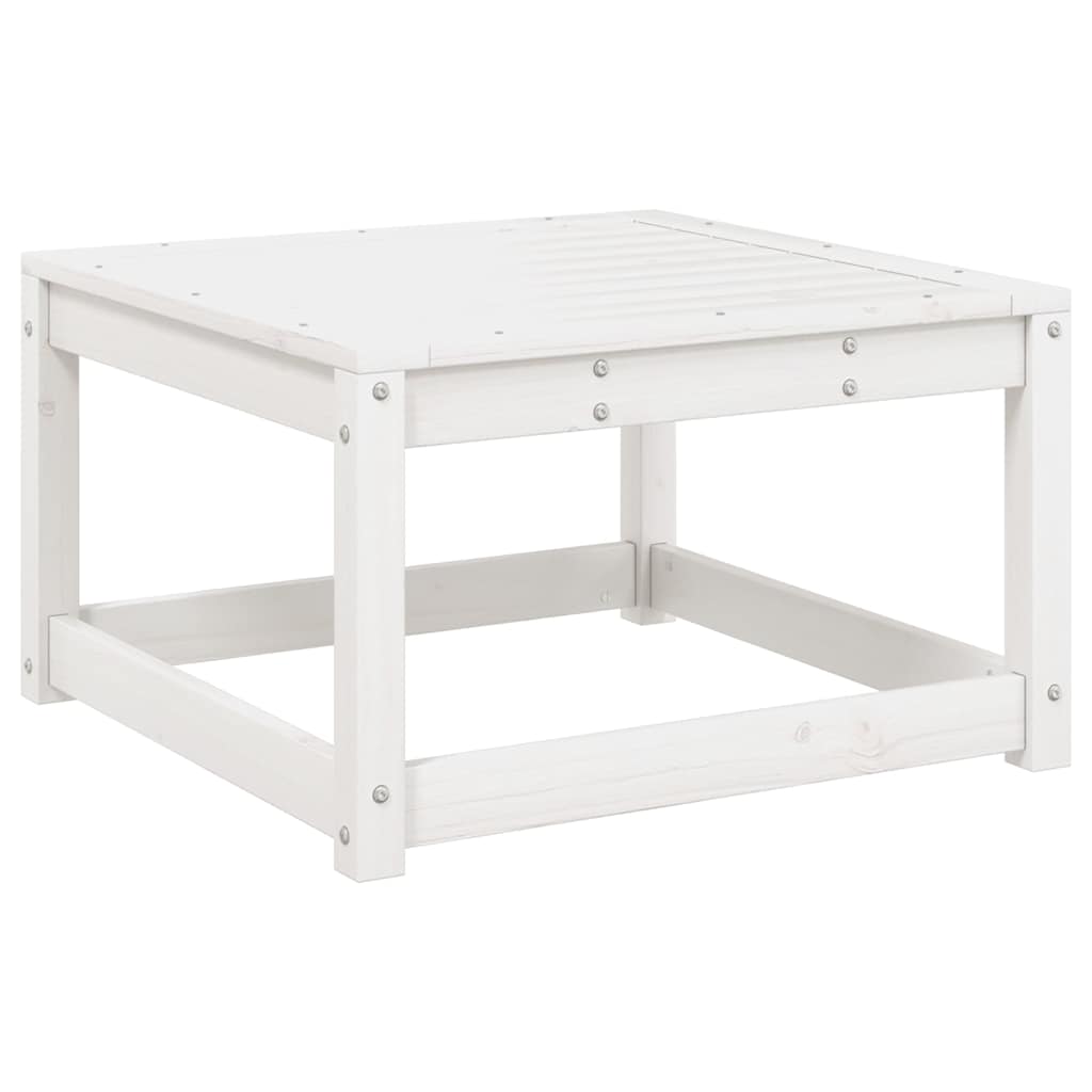 Set Salotto da Giardino 8 pz in Legno Massello di Pino Bianco | homemem39