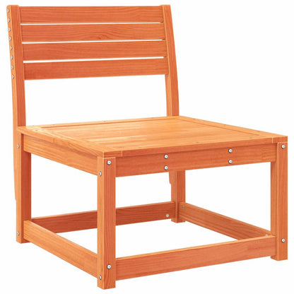 Set Salotto da Giardino 8 pz Marrone Cera Legno Massello Pino | homemem39