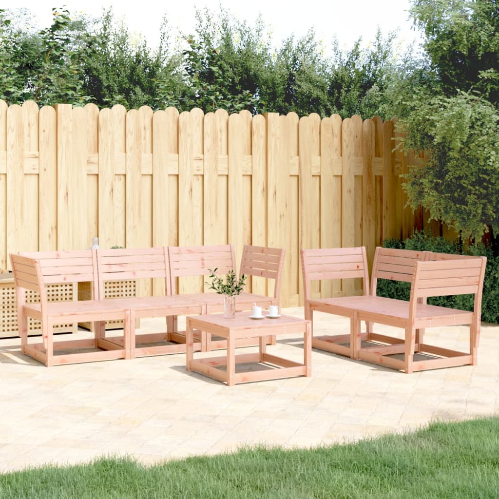 Set Divani da Giardino 5 pz in Legno Massello di Douglas - homemem39