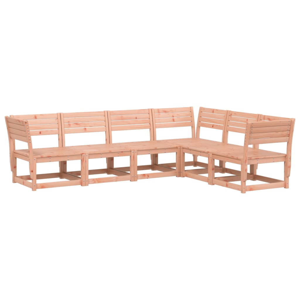 Set Divani da Giardino 6 pz in Legno Massello di Douglas - homemem39