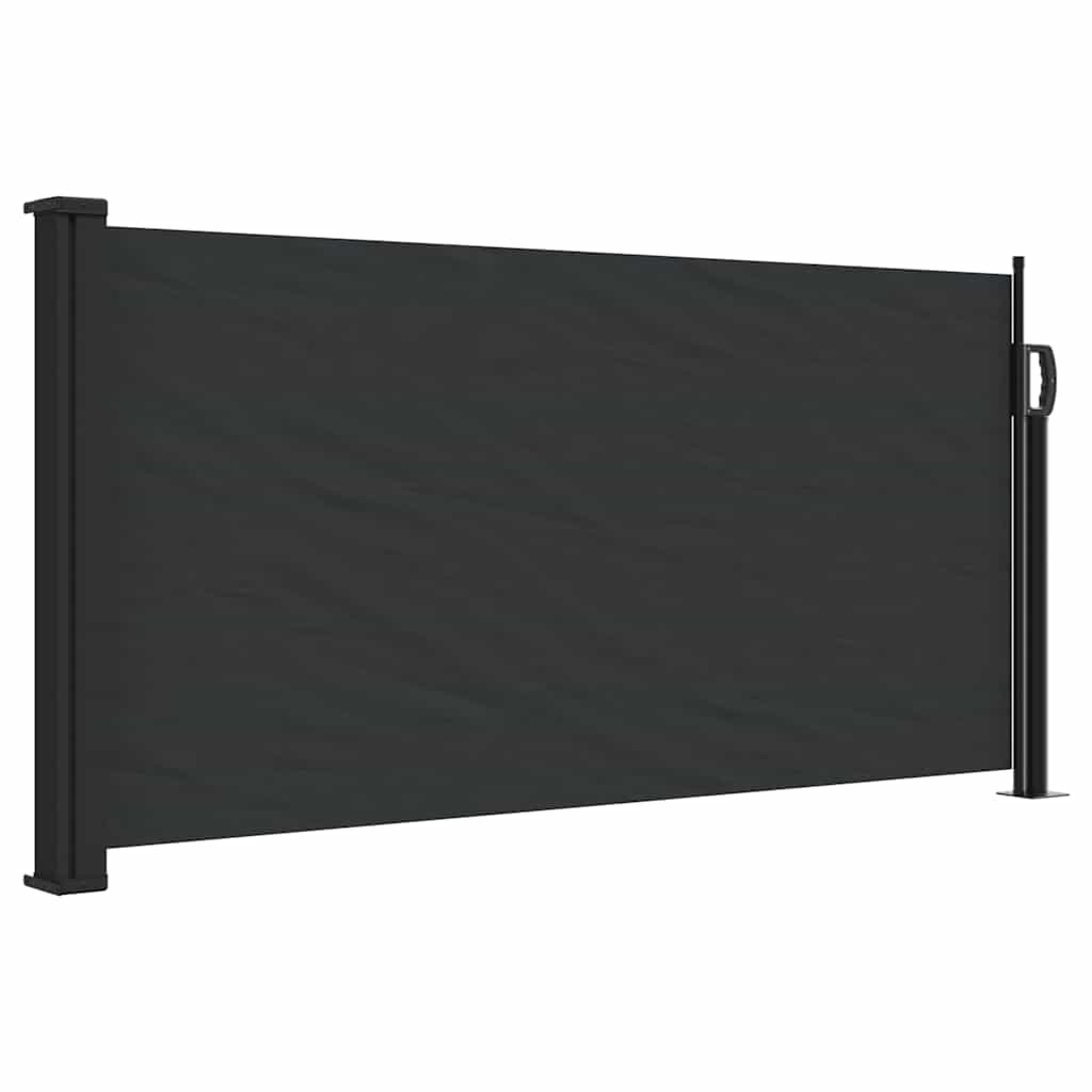 Tenda da Sole Laterale Retrattile Nera 100x300 cm | homemem39